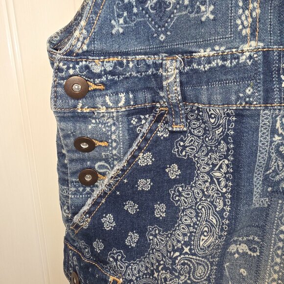 NOBO No Boundaries Shortalls Overalls Shorts - Picture 4 of 12